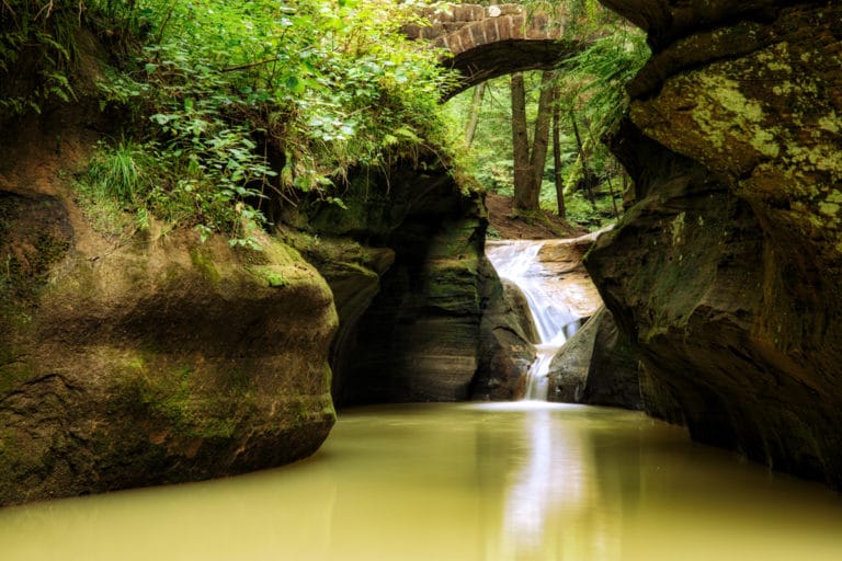 Hocking Hills Devils Bathtub Waterfall - Jason Tyson Photography - Cleveland, OH